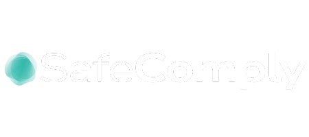 SafeComply logo for cloud platforms with teal circle and white lettering.